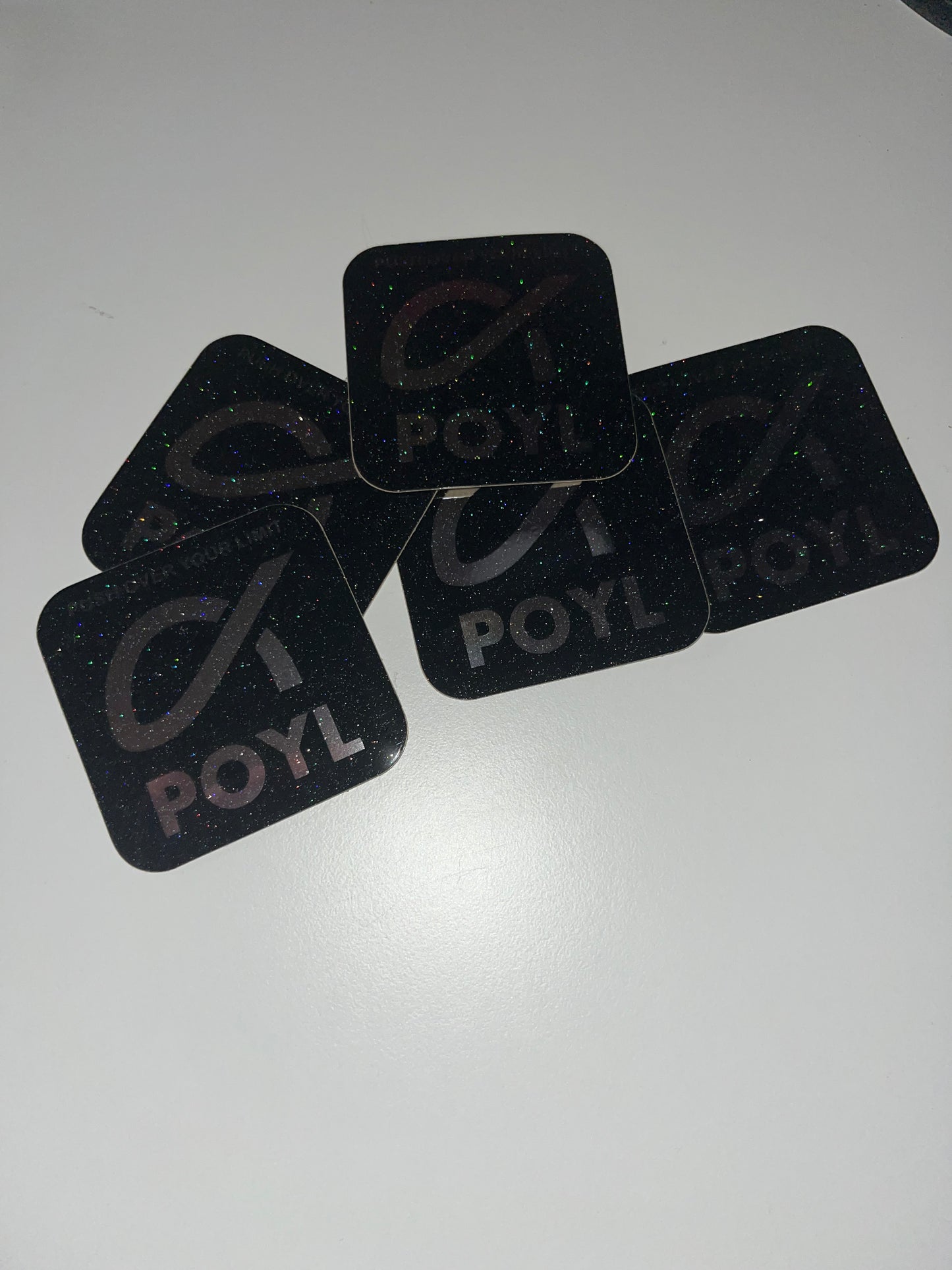 POYL Holo-Flake Chrom Sticker 5 Stk.